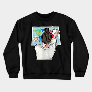 Dreams of Travel Crewneck Sweatshirt